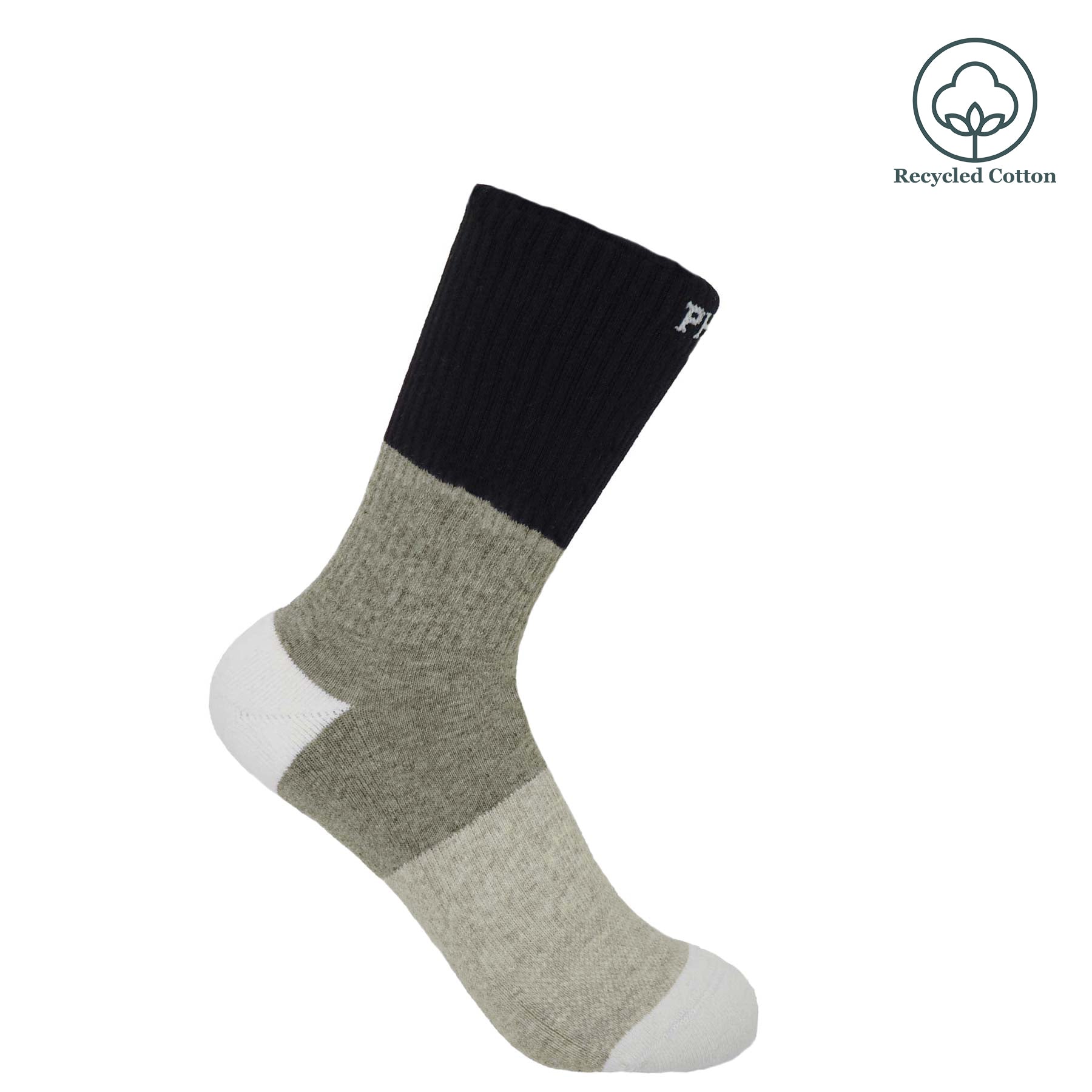 Recycled Women's Sport Socks - Black by Peper Harow