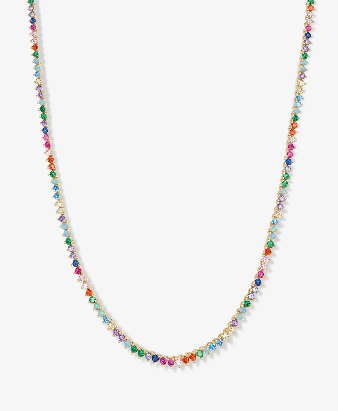 Melinda Maria Baroness Tennis Necklace by Sierra Deene