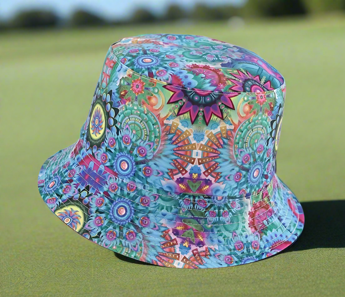 Peace Love Golf Bucket Hat by Putter Girl