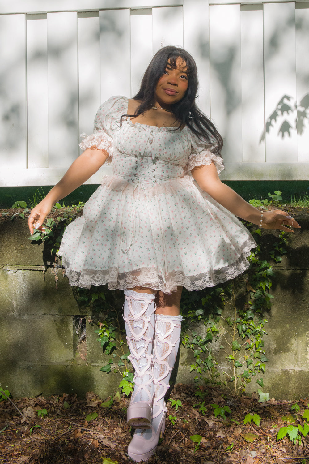 Pink Rose Fairy Dress by Miss Candyholic