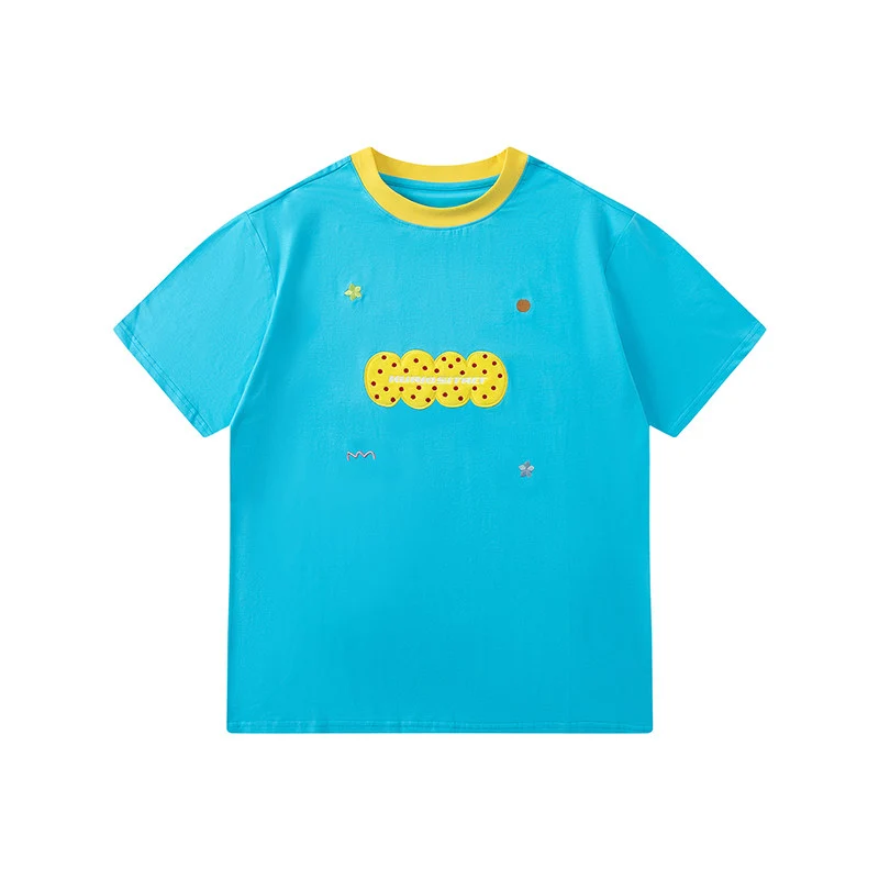 Kawaii Embroidered T-Shirt - KURIOSITAET by Land Decora
