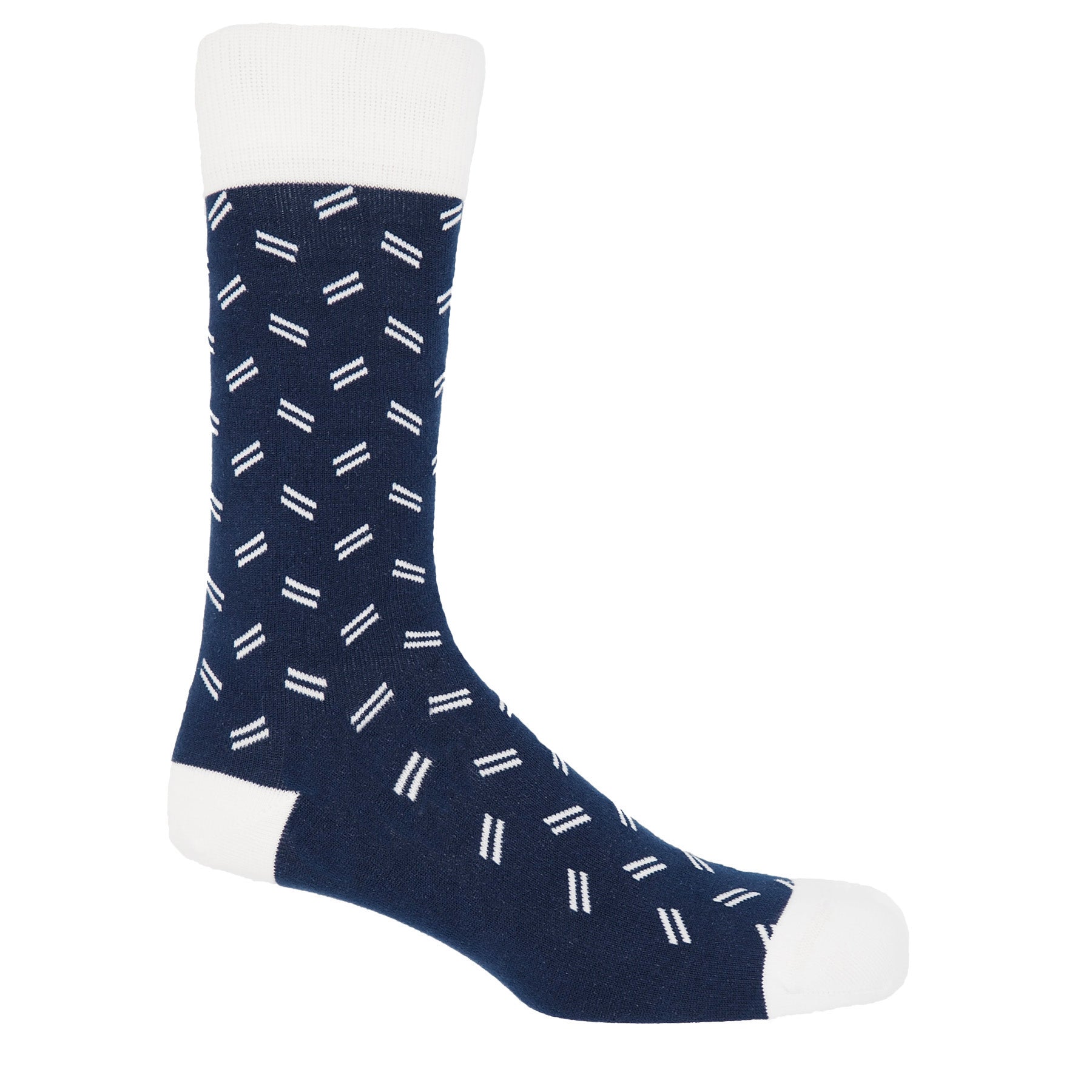 Parallel Men's Socks - Navy by Peper Harow