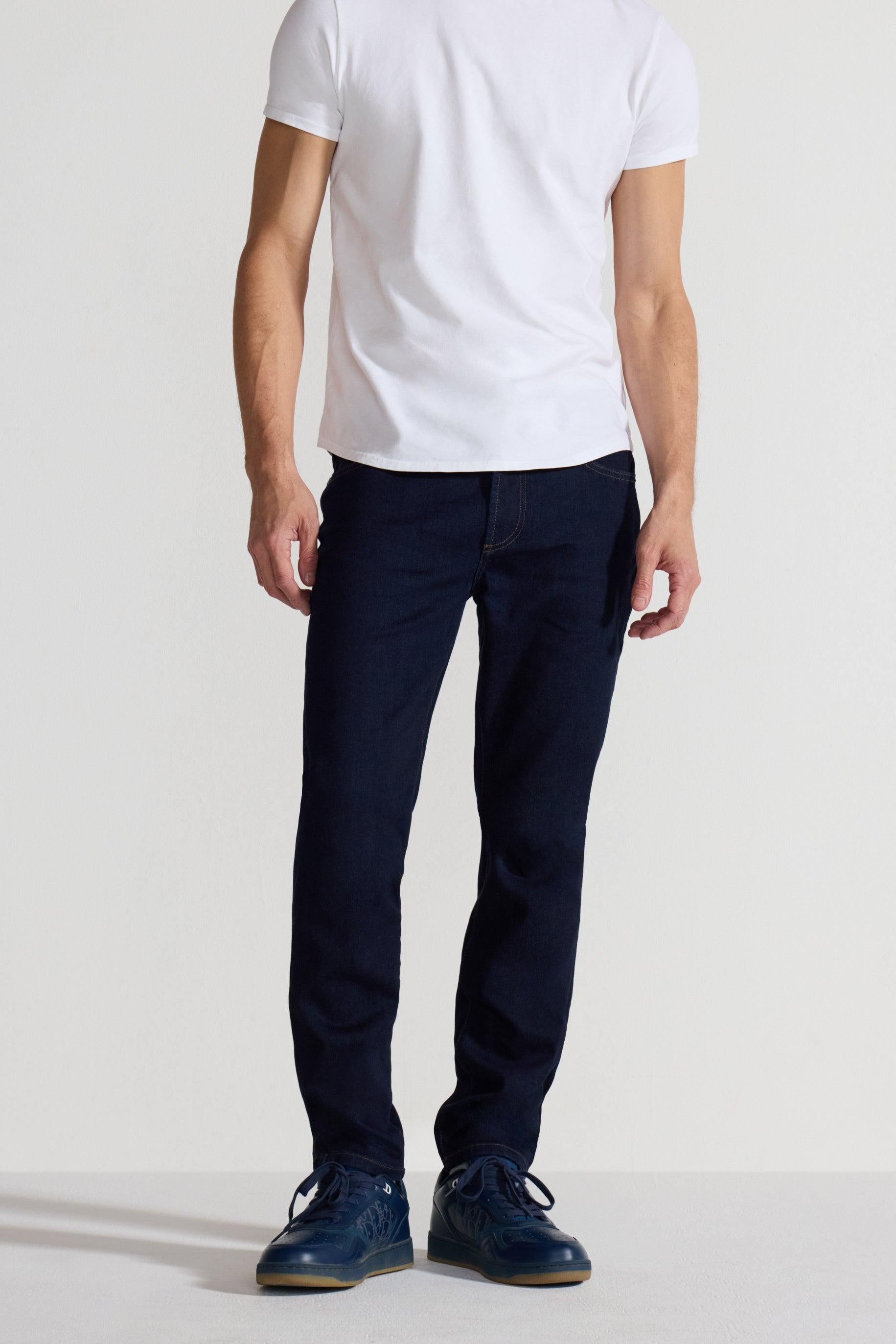 Brando Indigo Stretch Slim Jean by MONFRERE
