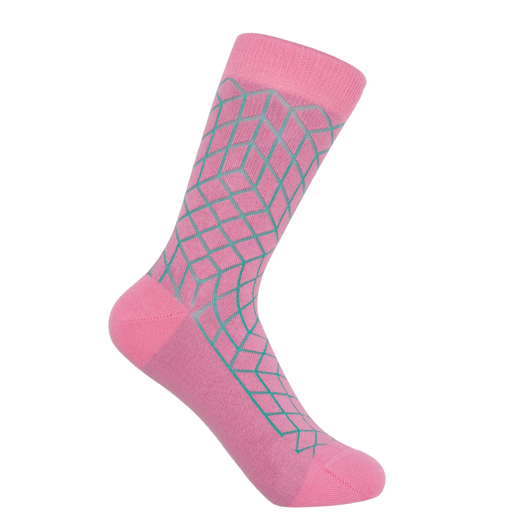 Puzzle Women's Socks - Pink by Peper Harow