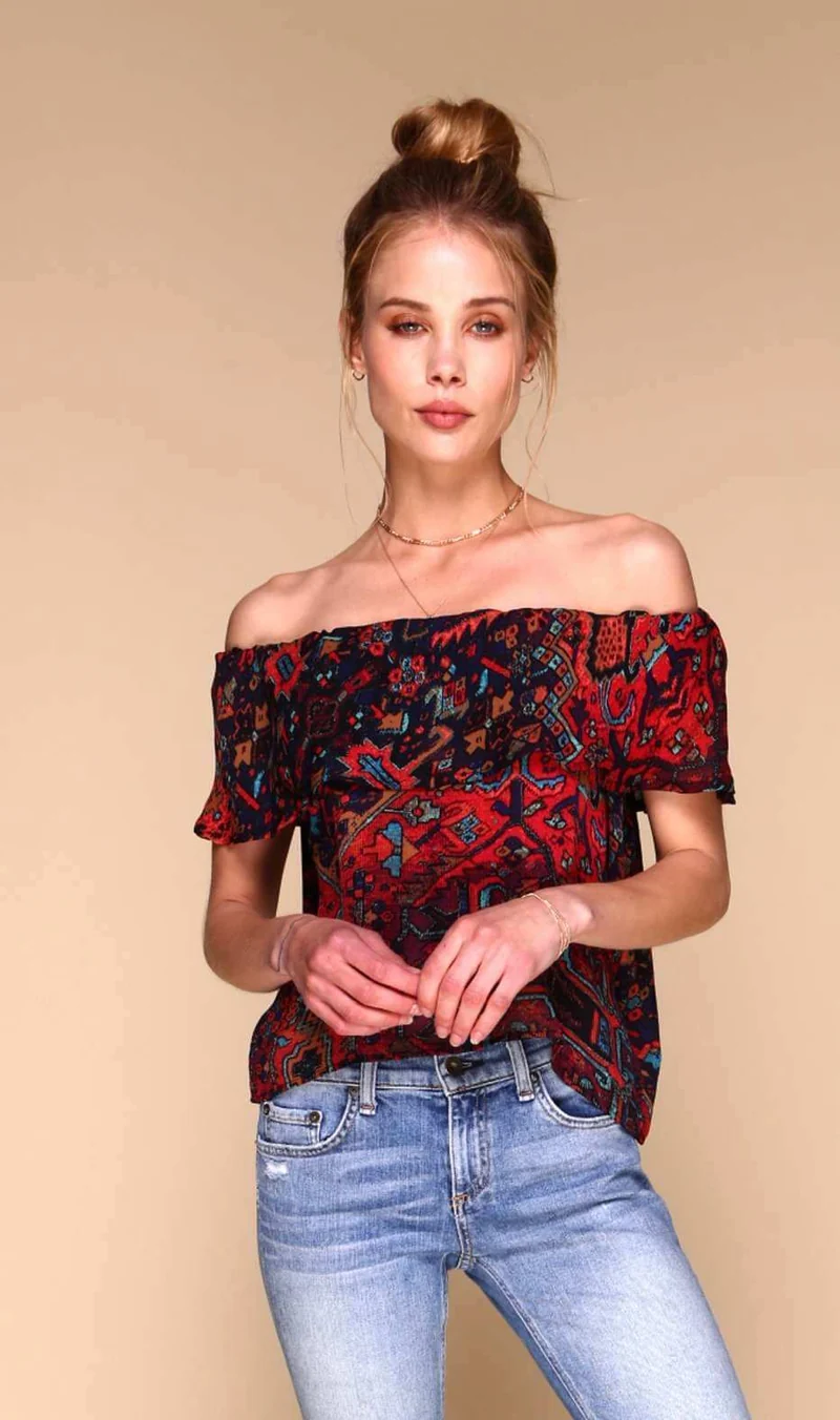 Gueverra Blouse | Boho Print by Merritt Charles