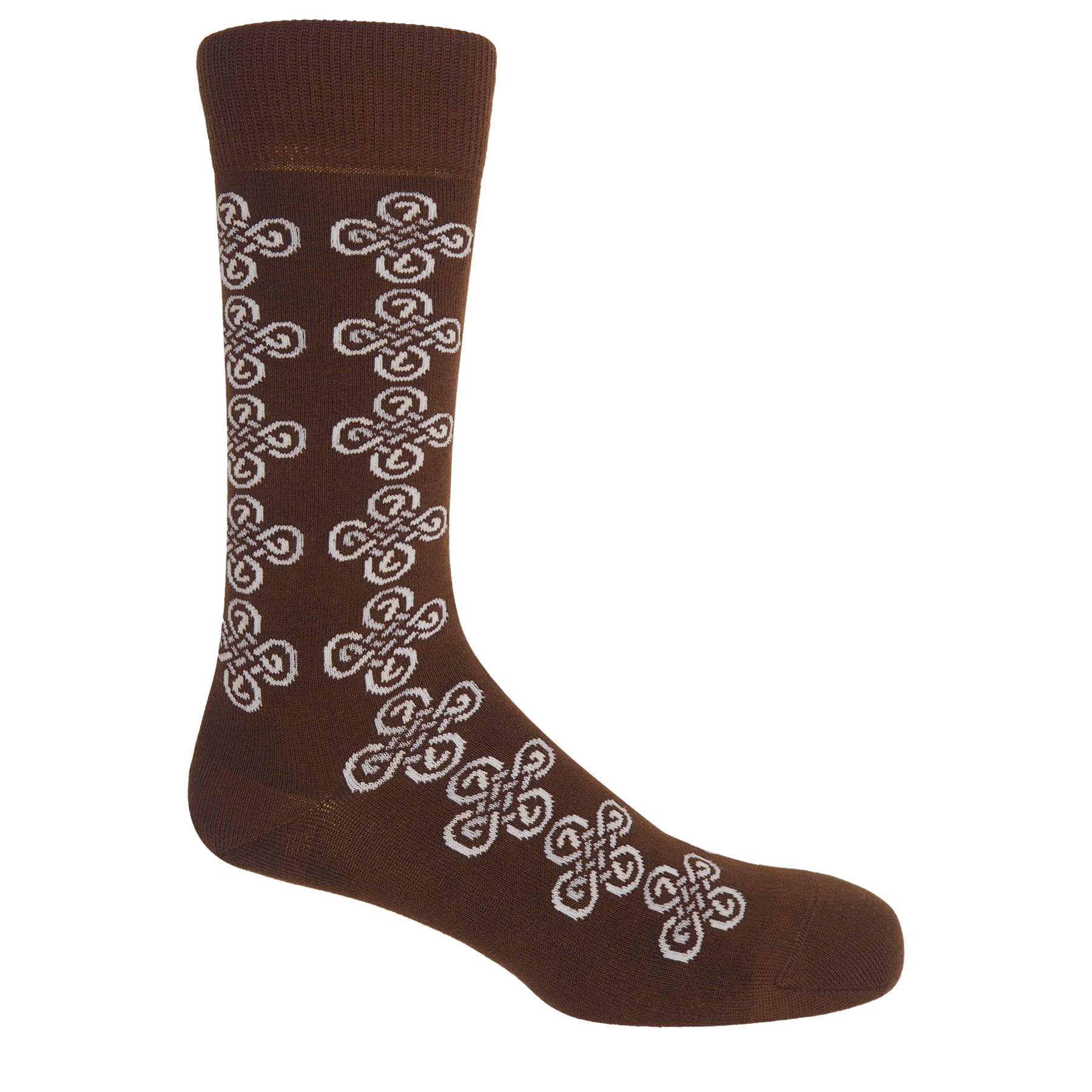 Knot Men's Socks - Brown by Peper Harow