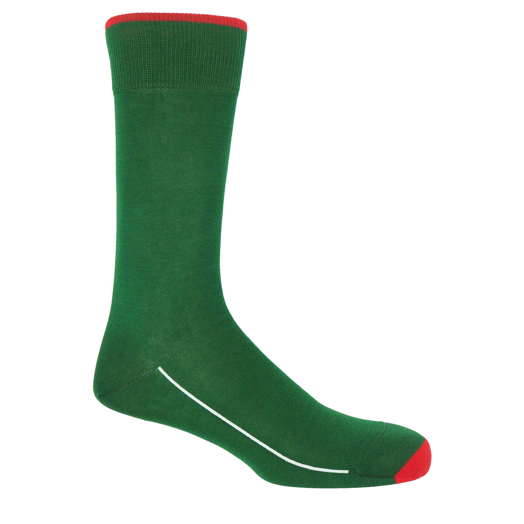 Square Mile Men's Socks - Emerald by Peper Harow