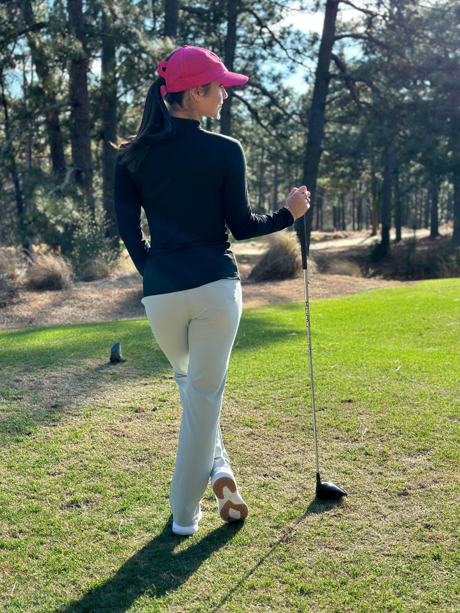 Putter Wear Mock Turtleneck - Black by Putter Girl