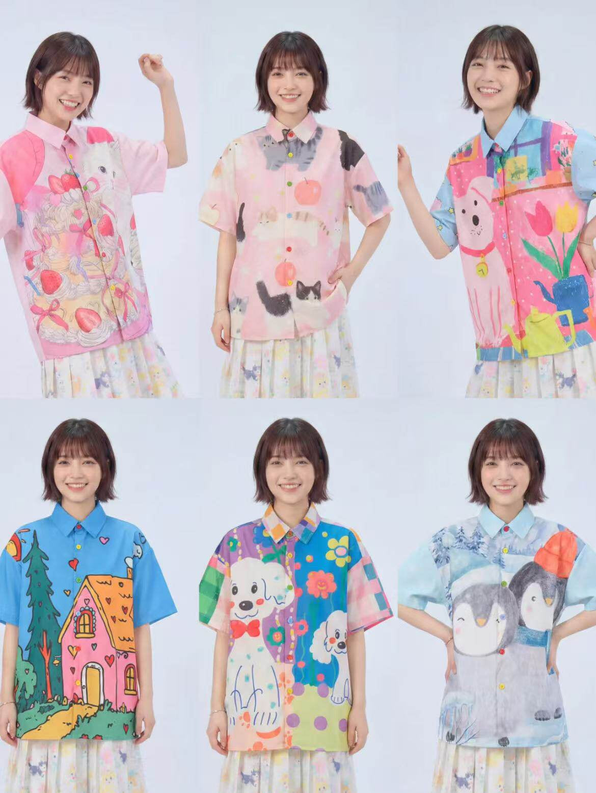 Vintage Print Vacation Shirt - MeowMeow Bug by Land Decora