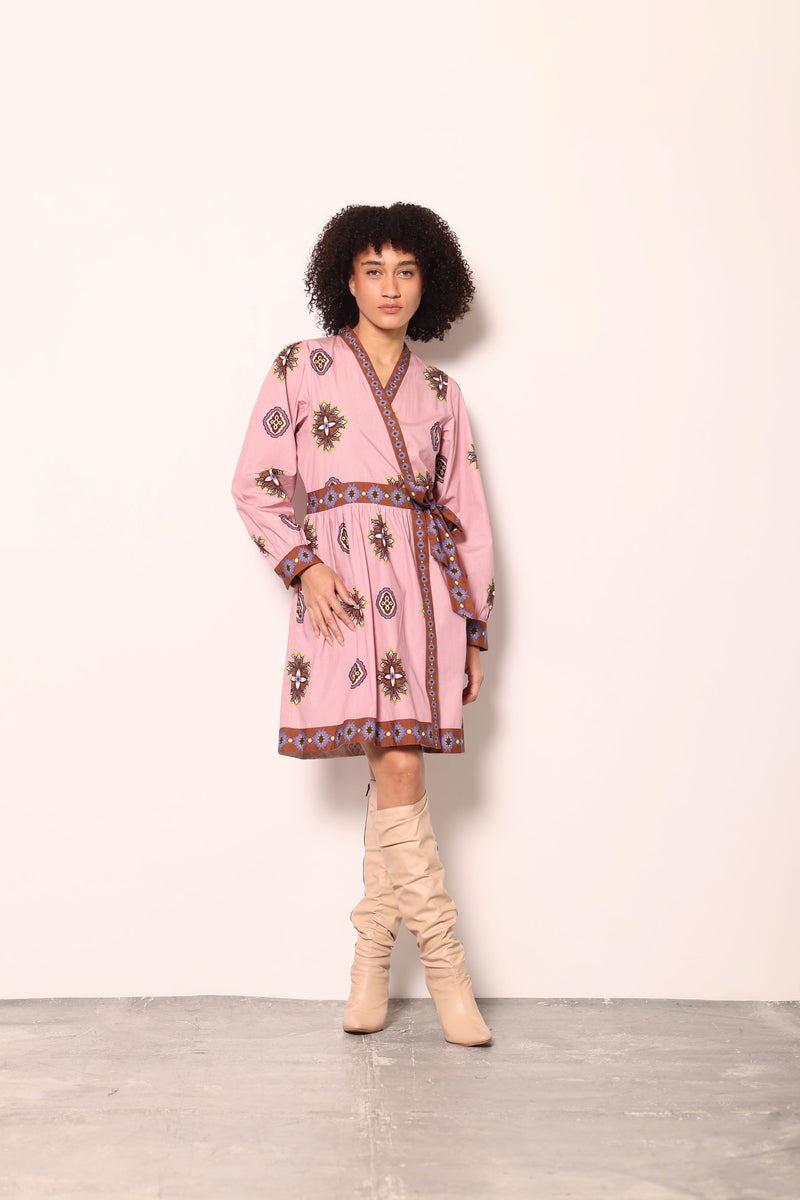 FLORAL MOTIFS CARA DRESS by Maude Vivante