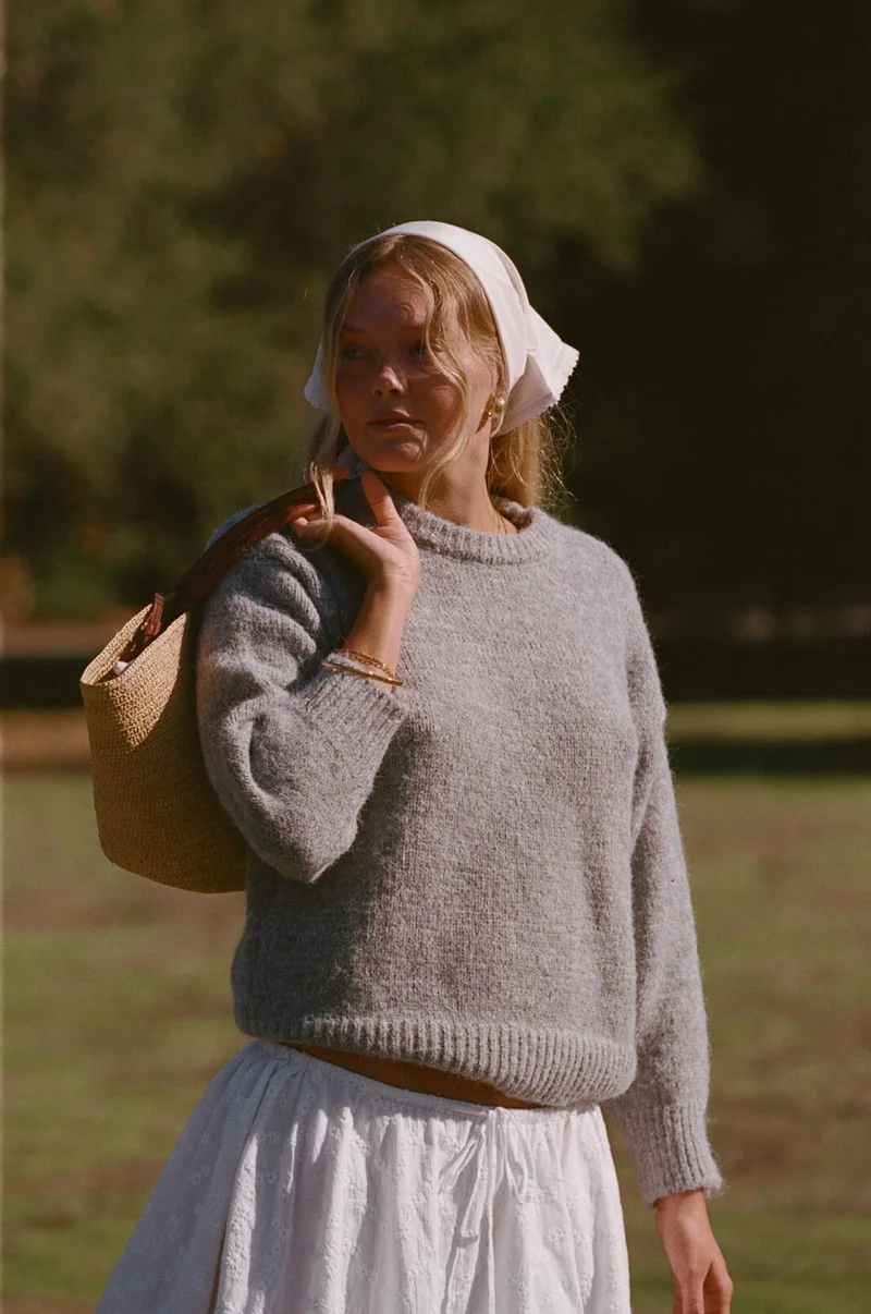 Shirley Sweater - Grey Sweater by Merritt Charles
