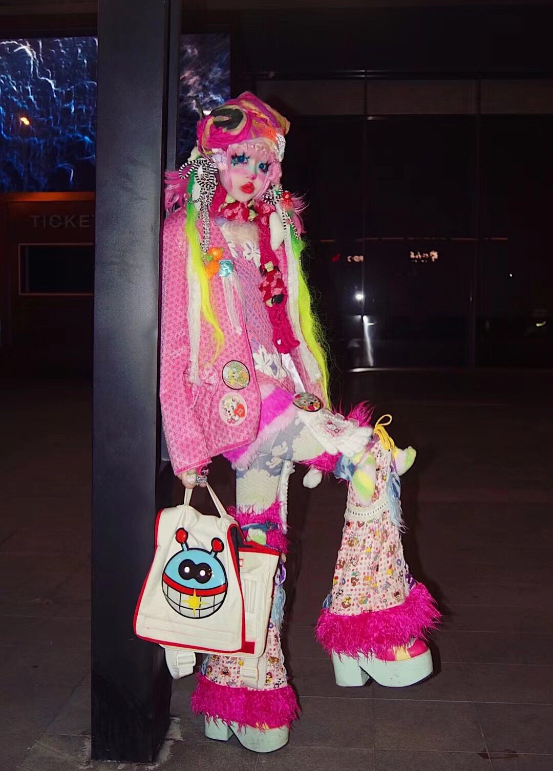 Y2K Heart Plush Leg Warmers - SaraPhines by Land Decora