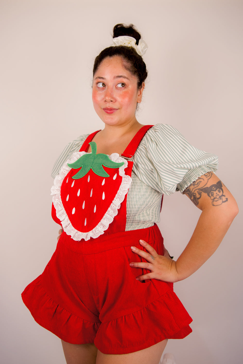 Red Strawberry Romper by Miss Candyholic