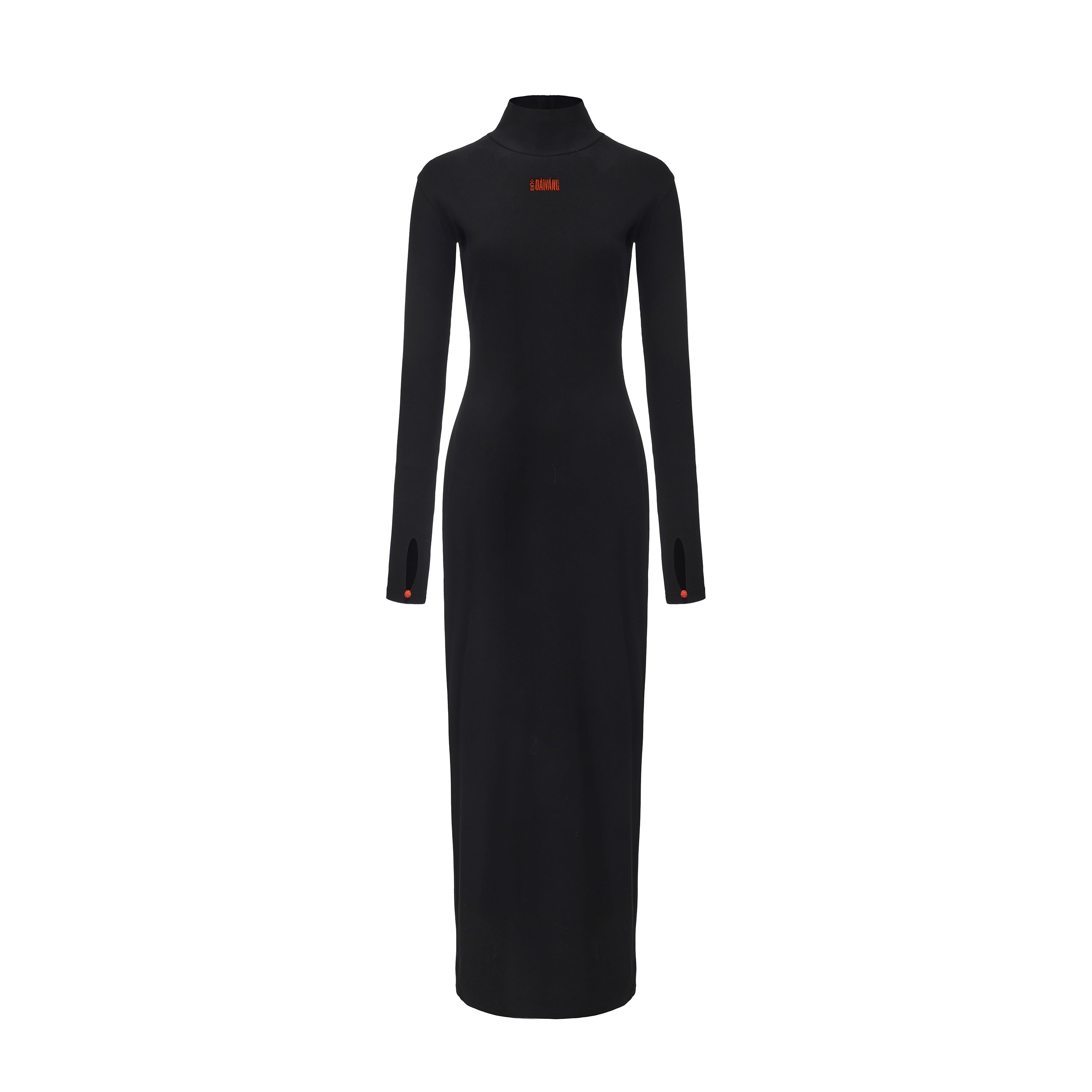 Lian High Neck Open Back Maxi Dress by DAWANG