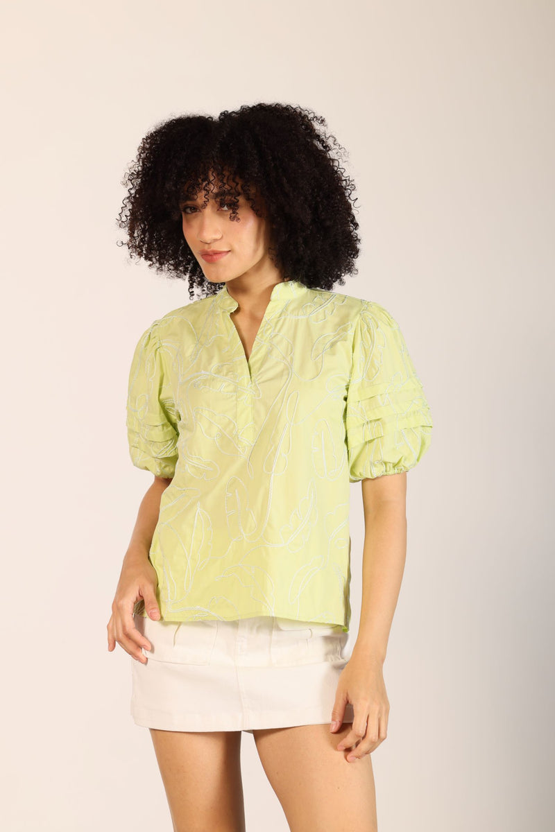 LIME MIA TOP by Maude Vivante