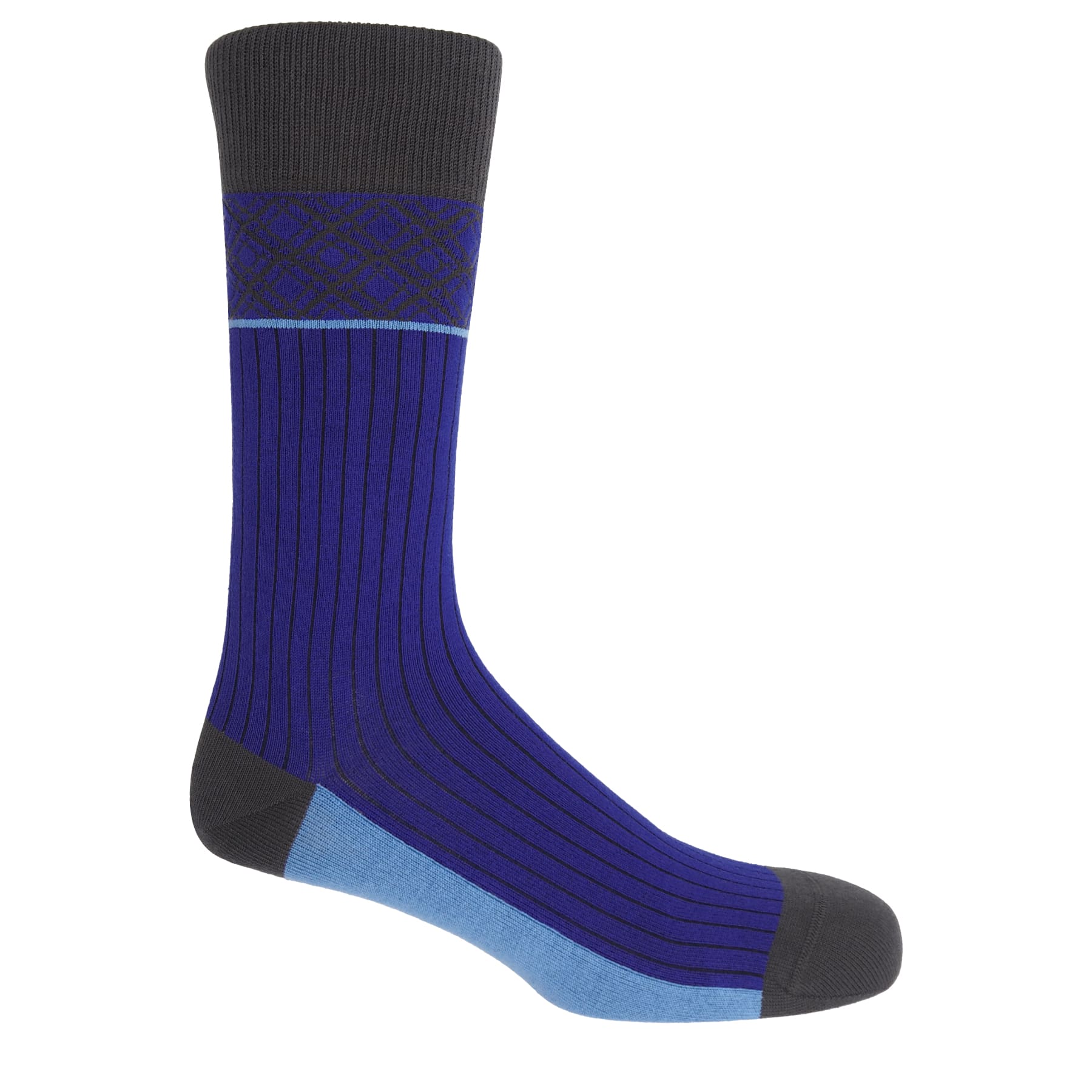 Nexus Men's Socks - Blue by Peper Harow