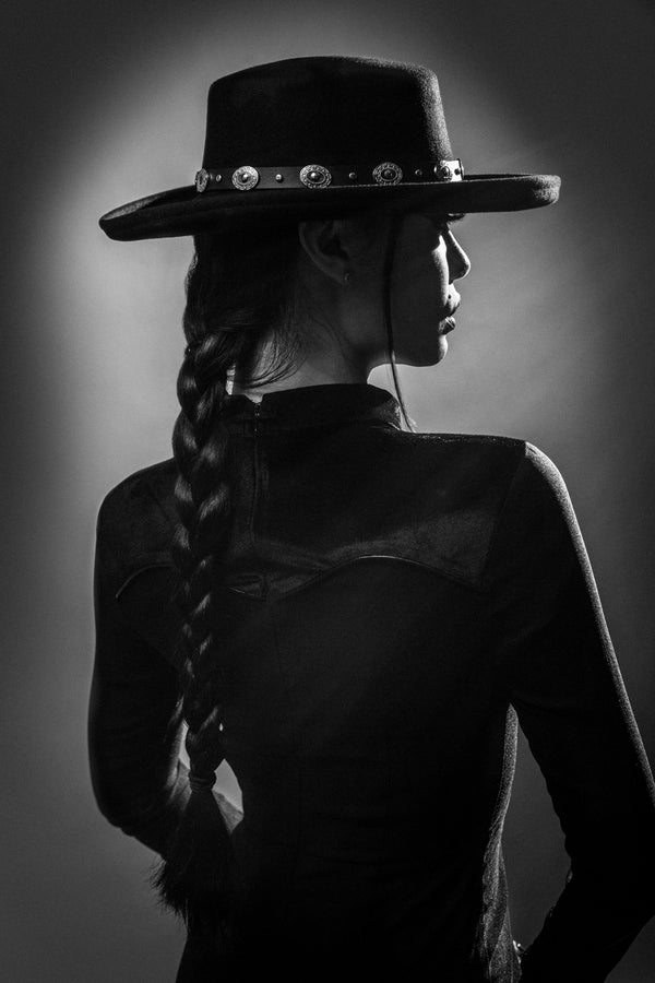 Western Conchos Hat Belt by KATAKOMB
