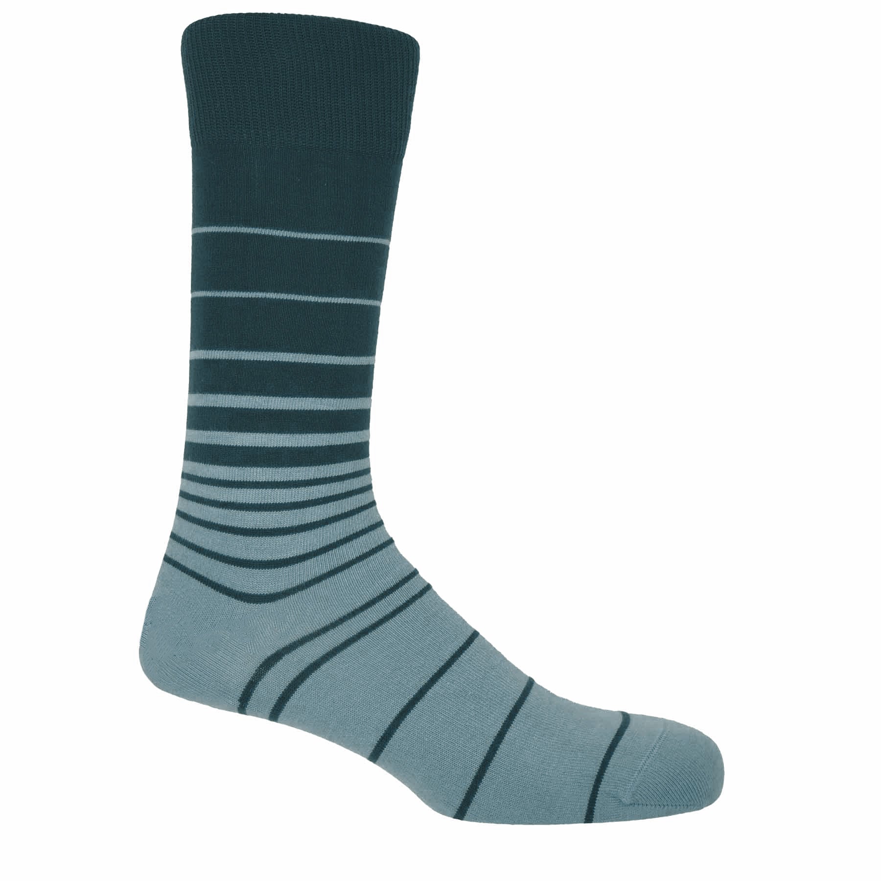 Retro Stripe Men's Socks - Blue by Peper Harow