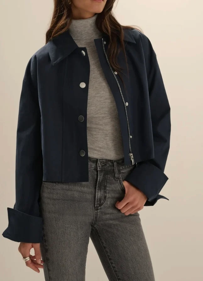Favorite Daughter The Rue Cropped Trench by Sierra Deene
