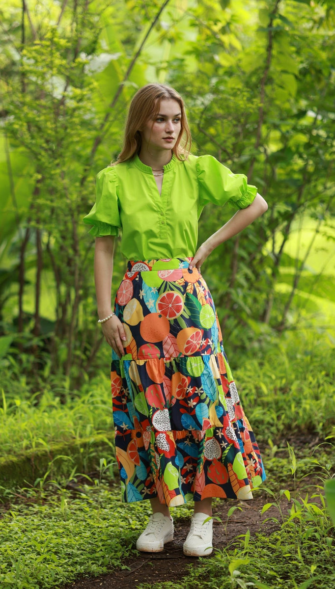 LIME ISLA Top by Maude Vivante