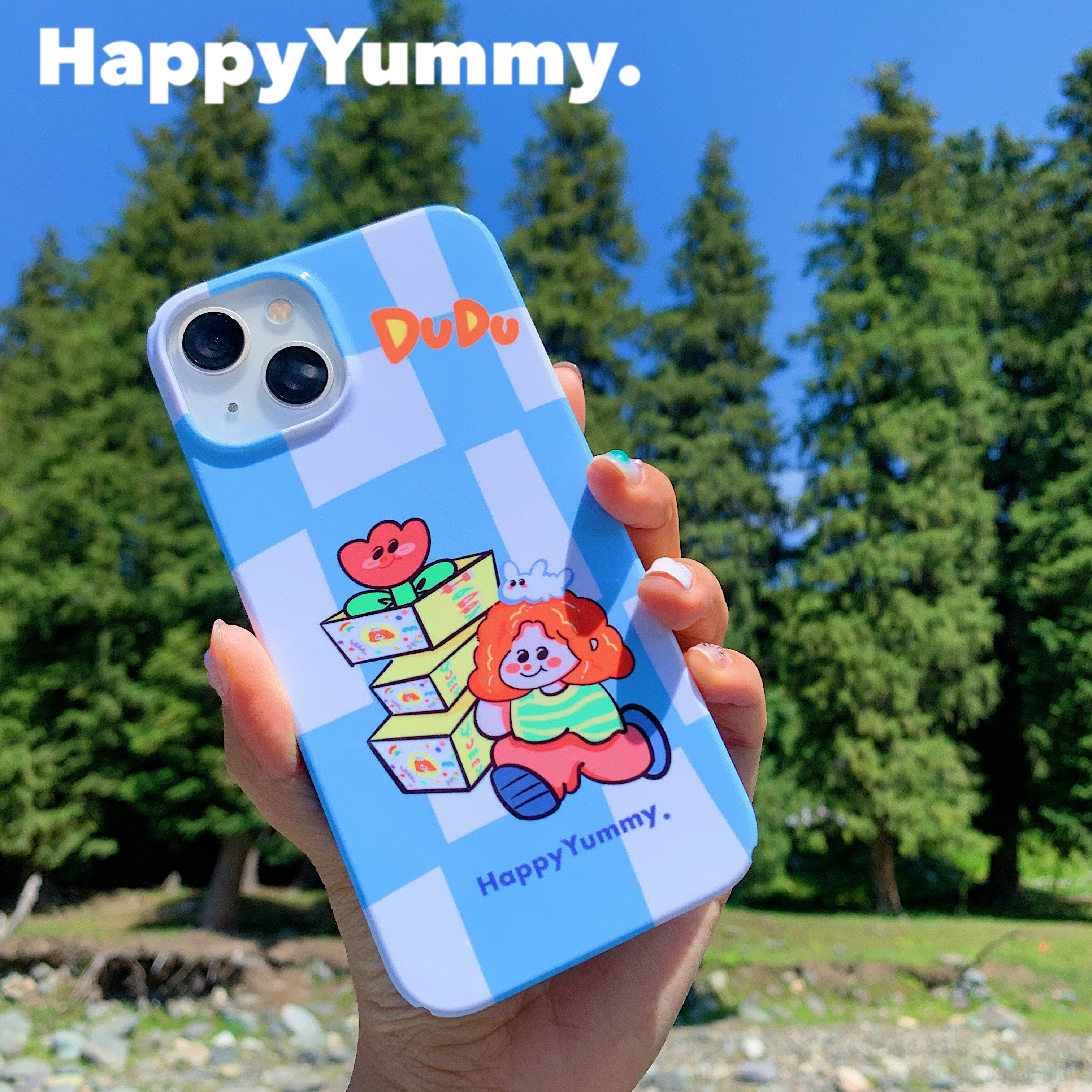 HappyYummy Cute “Delivery DUDU” Phone Case by Land Decora