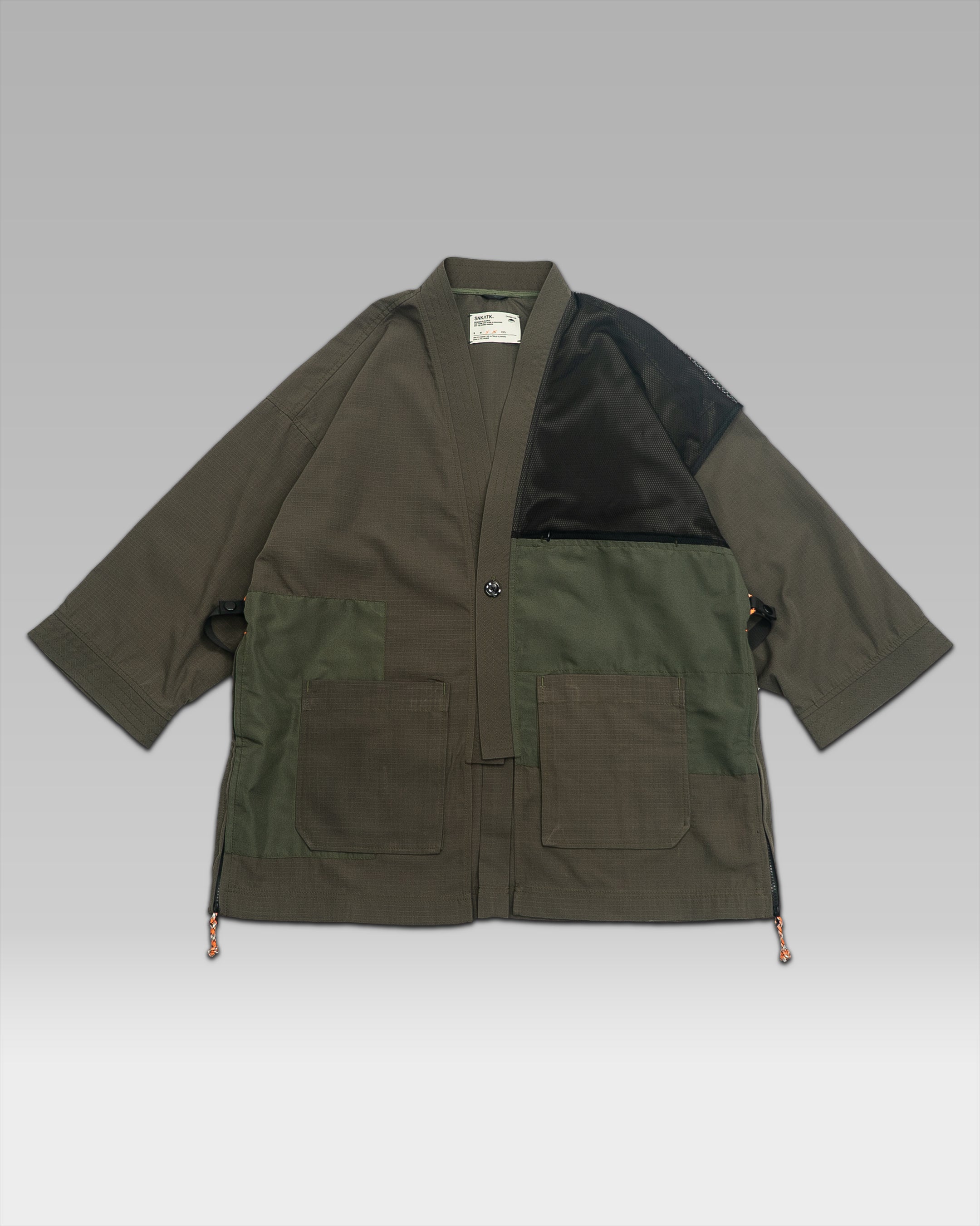 Patchwork Noragi Olive/Black - SNK ATK Design Lab - SNK ATK® Design Lab by SNK ATK Design Lab