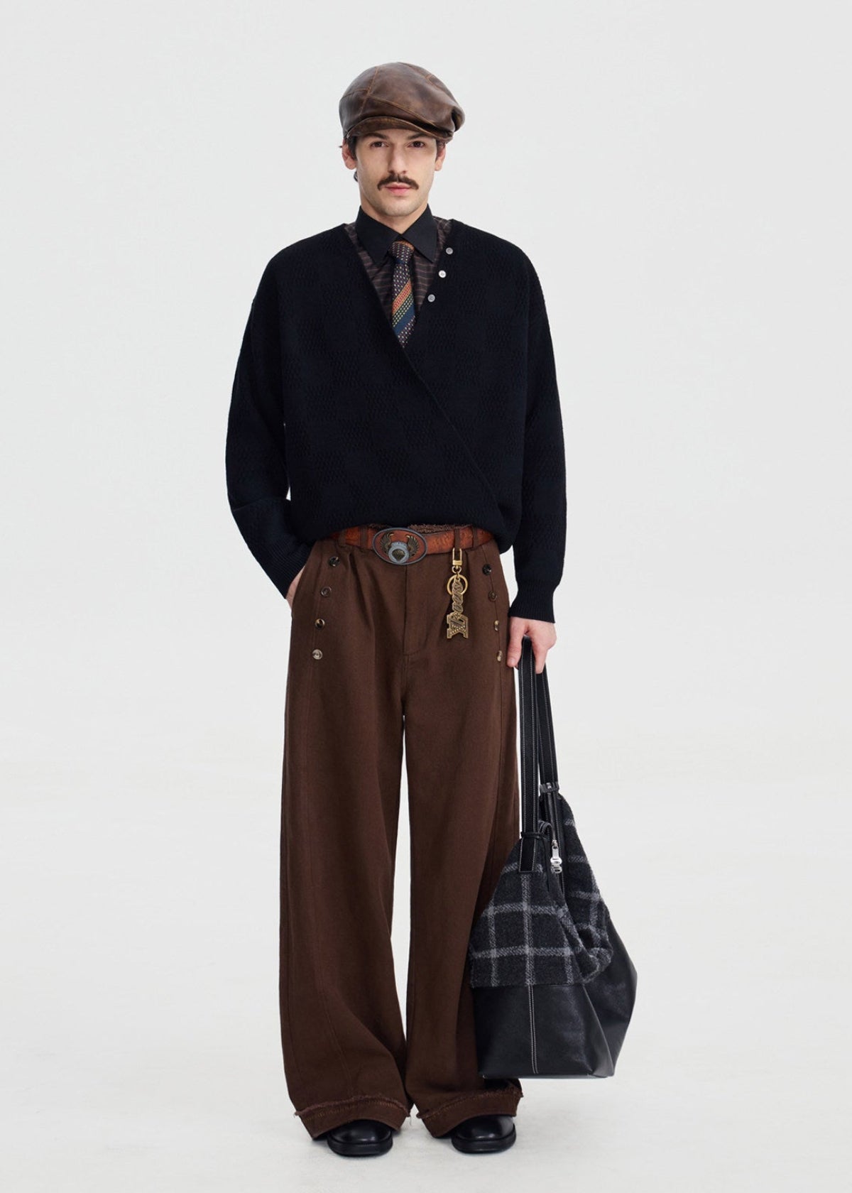 Script-X Wool Wrap Cardigan by OFFCULTURE