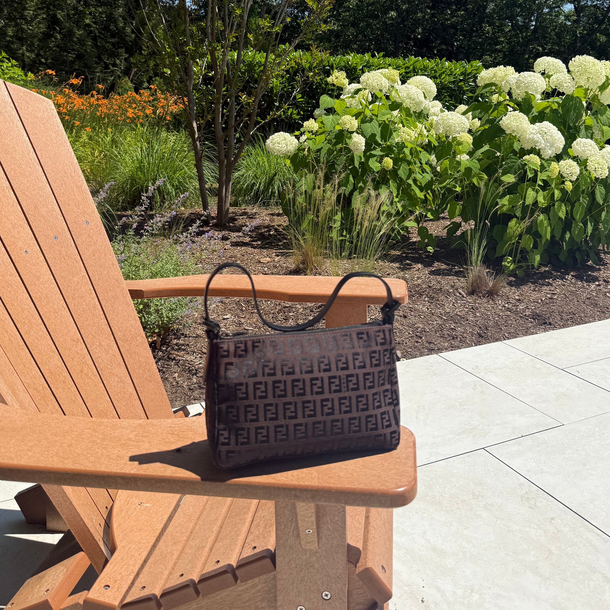 Fendi Vintage Zucchino Pochette by The Vintage New Yorker