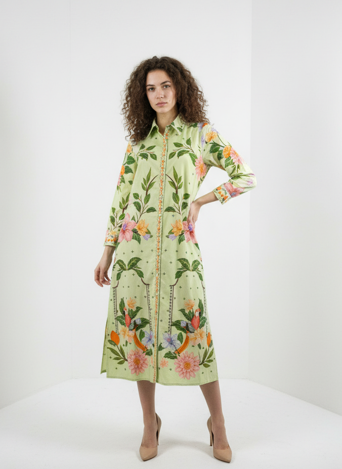 MINT SERENADE ELIZA DRESS by Maude Vivante