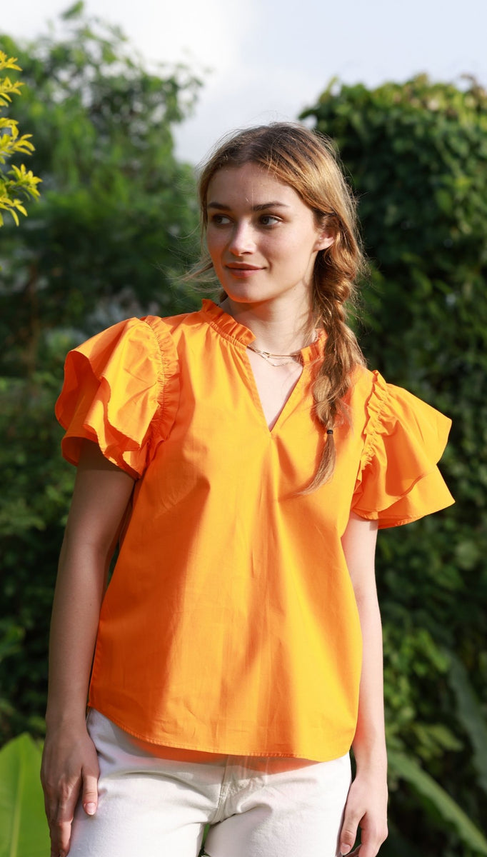 TANGERINE DANI Top by Maude Vivante
