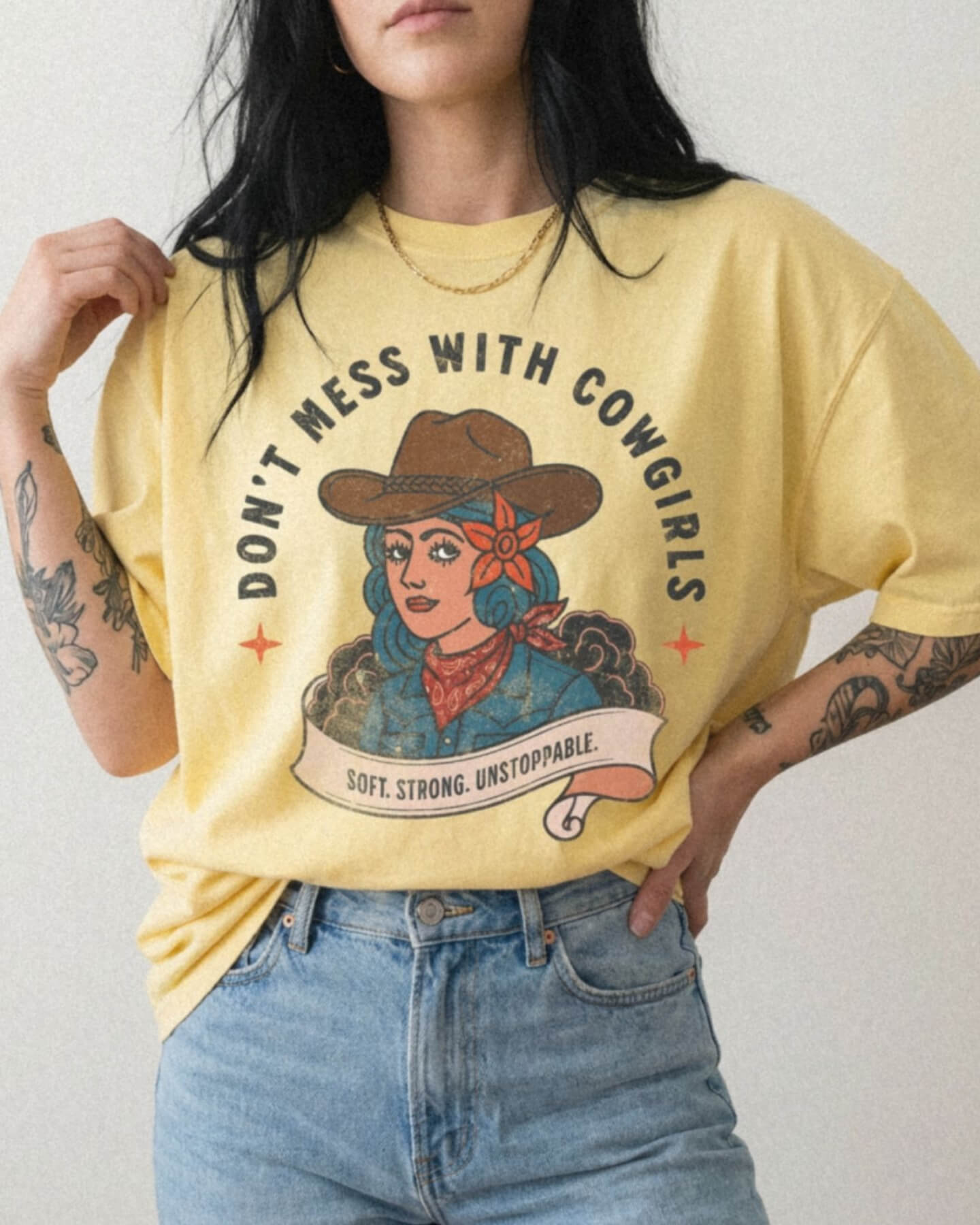 Don't Mess with Cowgirls T-Shirt by DILLO Outfitters