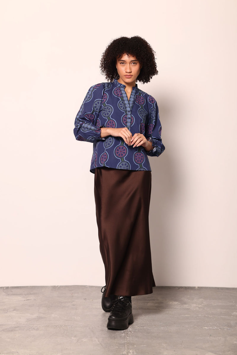 VINTAGE CIRCLES ASHLEY TOP by Maude Vivante