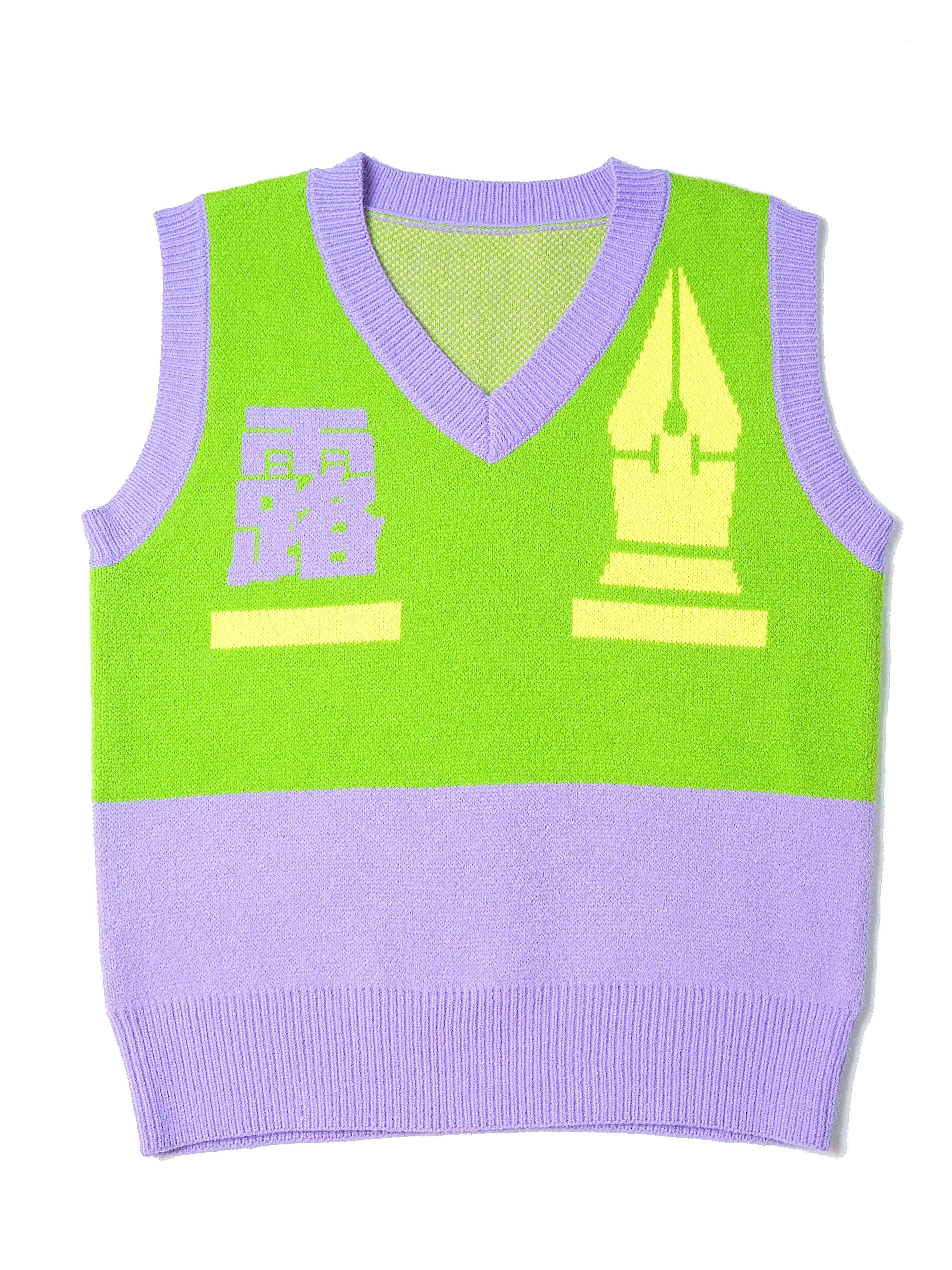 Decora Kei JOJO Cat Sweater Vest Kawaii Cute Knit – MeowMeow Bug by Land Decora