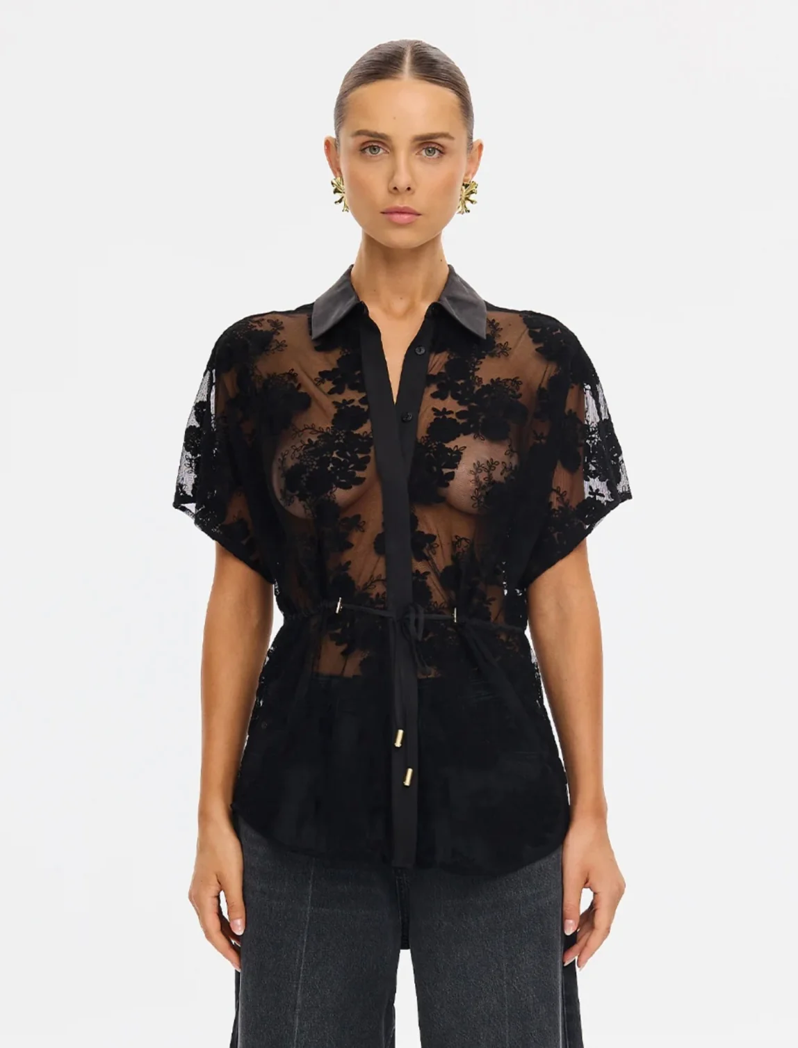 Kivari Jaxon Lace Shirt by Sierra Deene