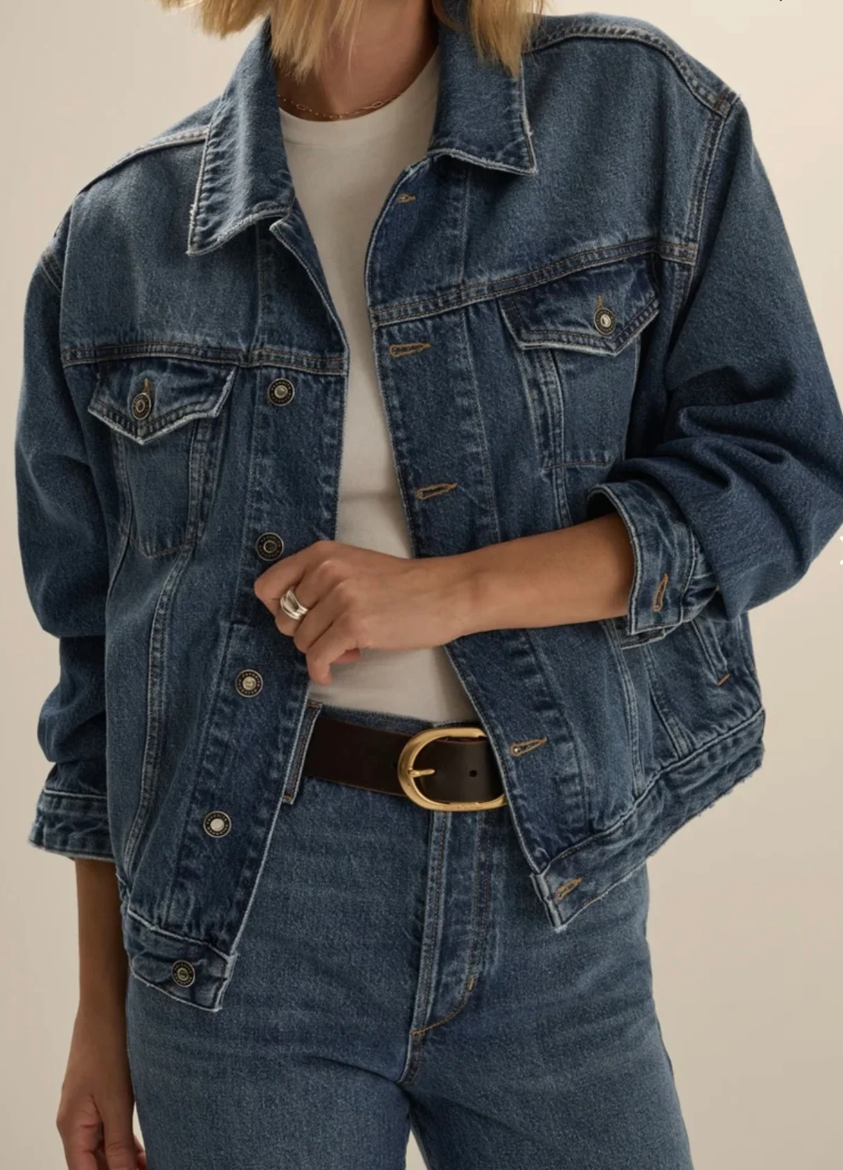 Favorite Daughter The Otto Denim Jacket in Vintage Campbell by Sierra Deene