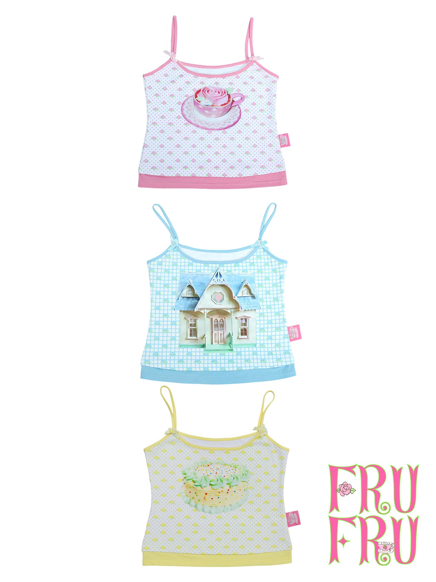 Rose Floral Cami Top - frufru by Land Decora