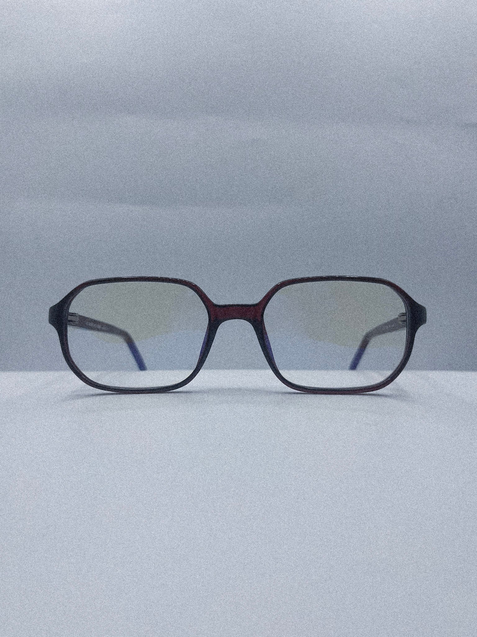 Oxblood Geometry | 1980s Gianfranco Ferré Eyeglasses by AZYR Specs