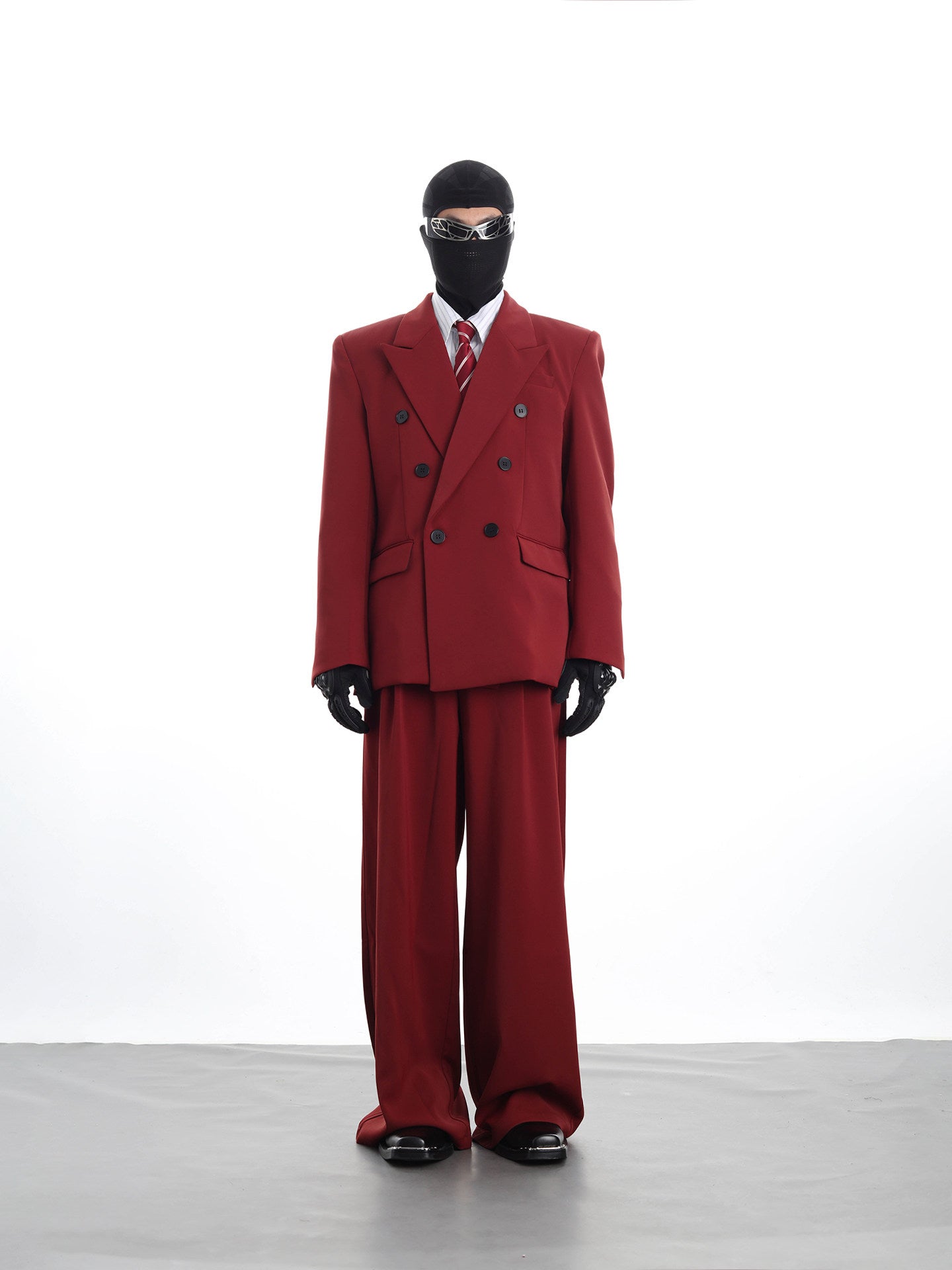 Xculture Luxury Red Elegant Blazer by OFFCULTURE