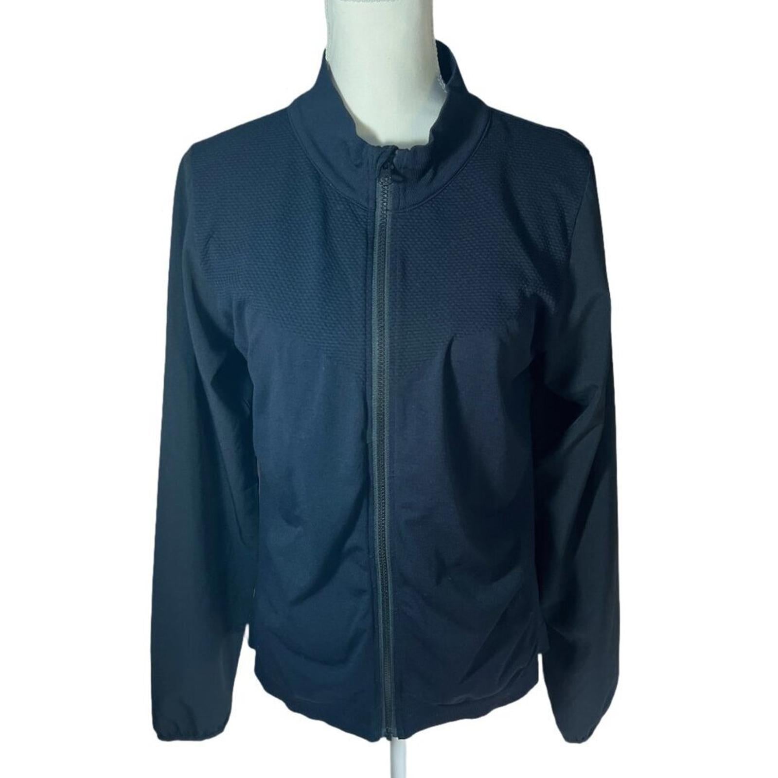 Zella Black Zip Up Activewear Lightweight Zip Up Jacket Size L by Hot Girl Secondhand