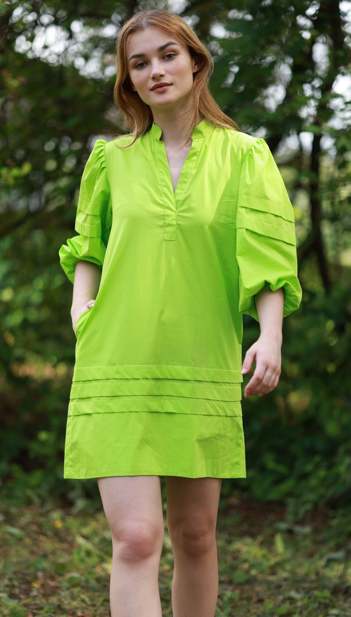 LIME THEA Dress by Maude Vivante