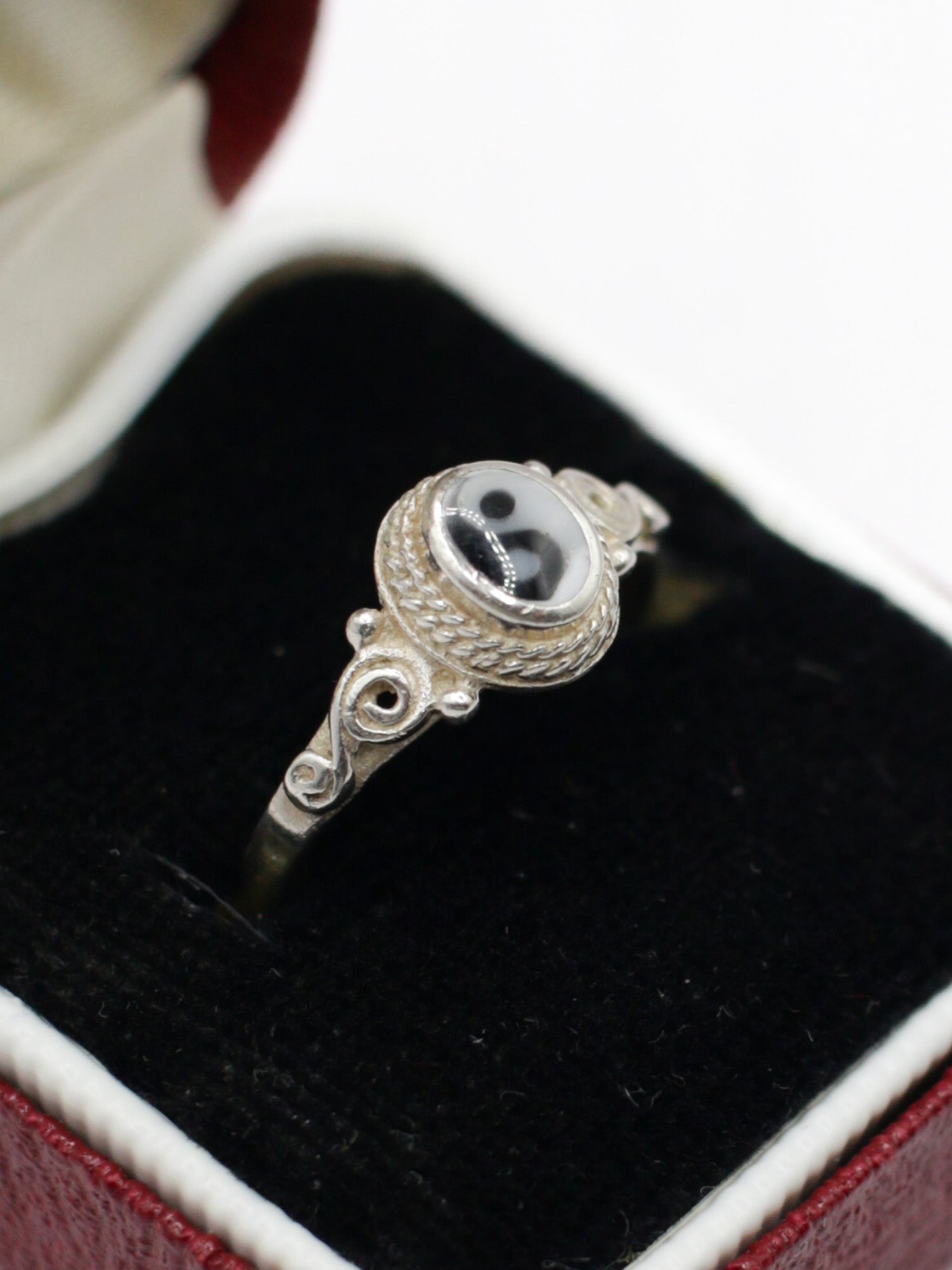 Vintage 925 Silver Yin Yang Ring Size 6 US 16.5mm by Northern Grip