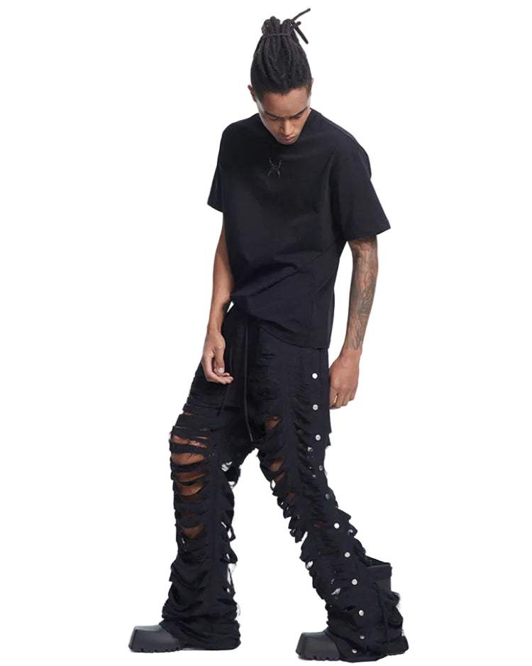 Spliced Os Oversized Cotton Tee by OFFCULTURE