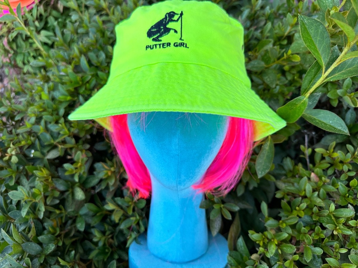 Neon Bucket Hats by Putter Girl