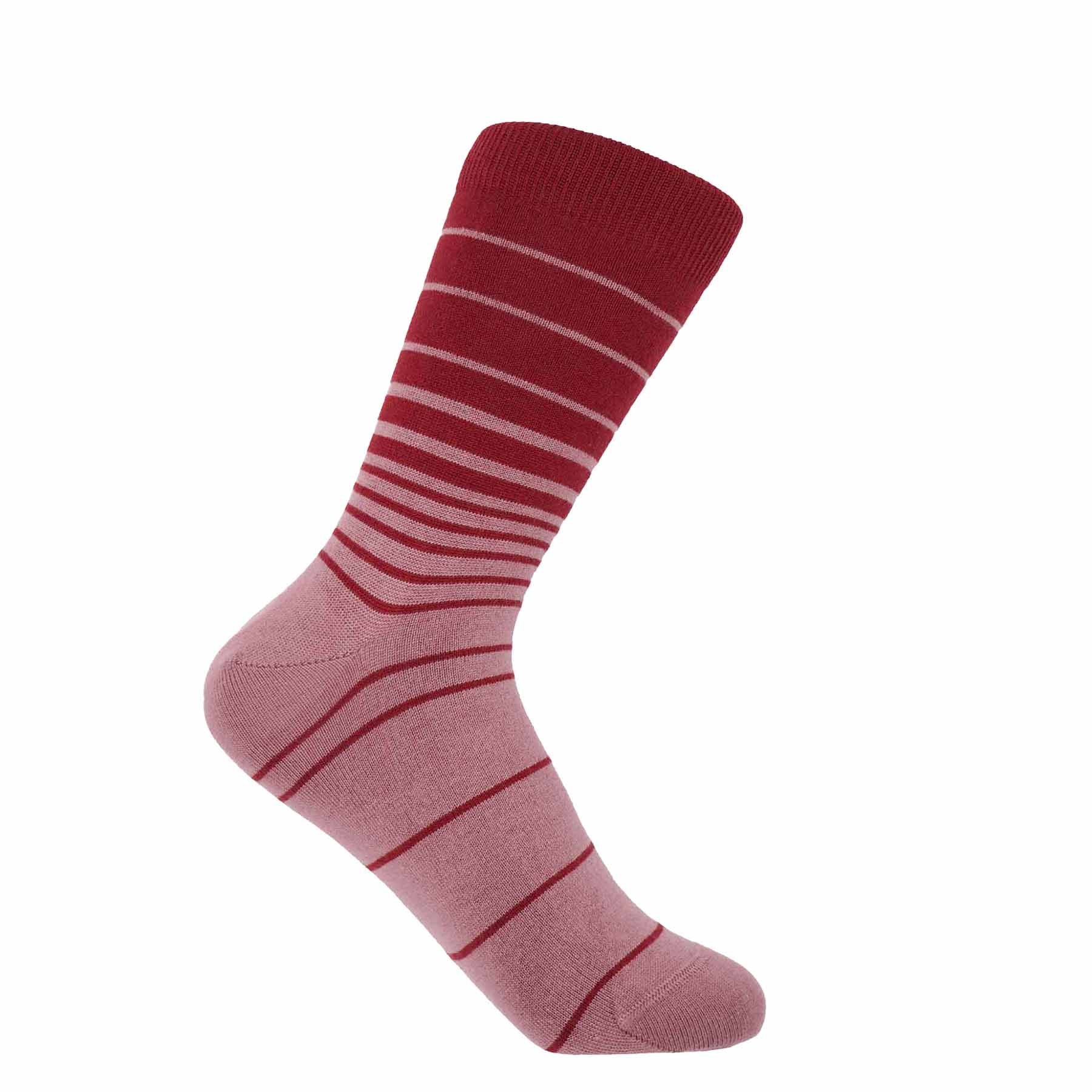 Retro Stripe Women's Socks - Musk by Peper Harow