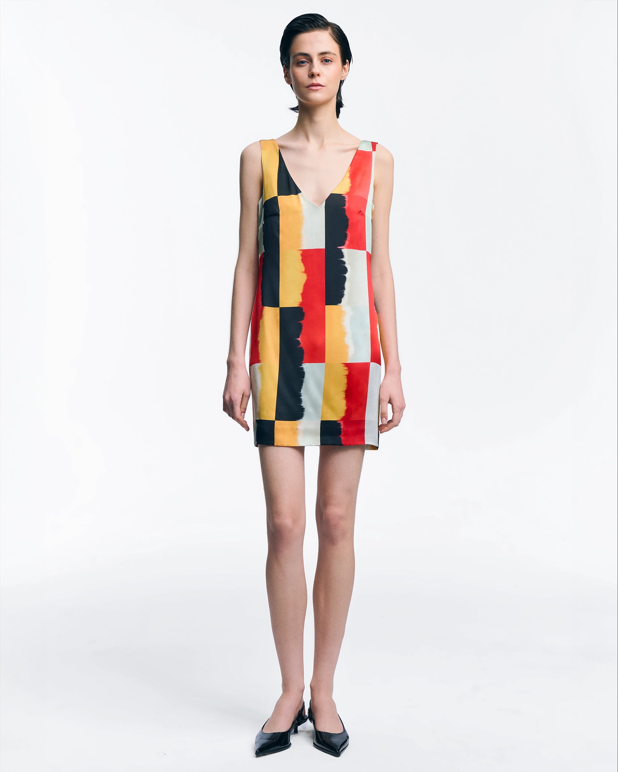 Amber silk dress by Further Review