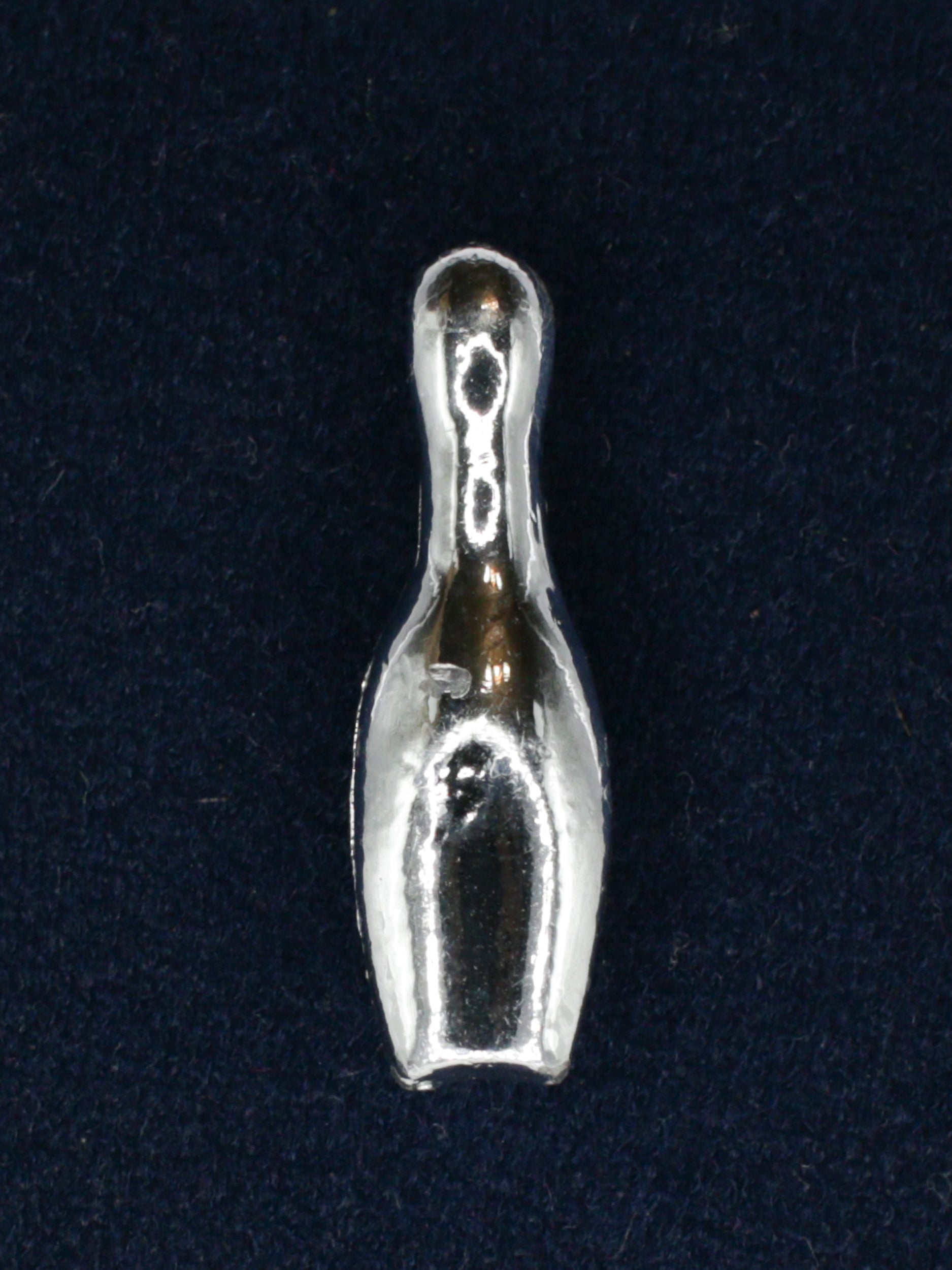 1950s Silver Tone Bowling Pin Brooch HAFCO USA by Northern Grip
