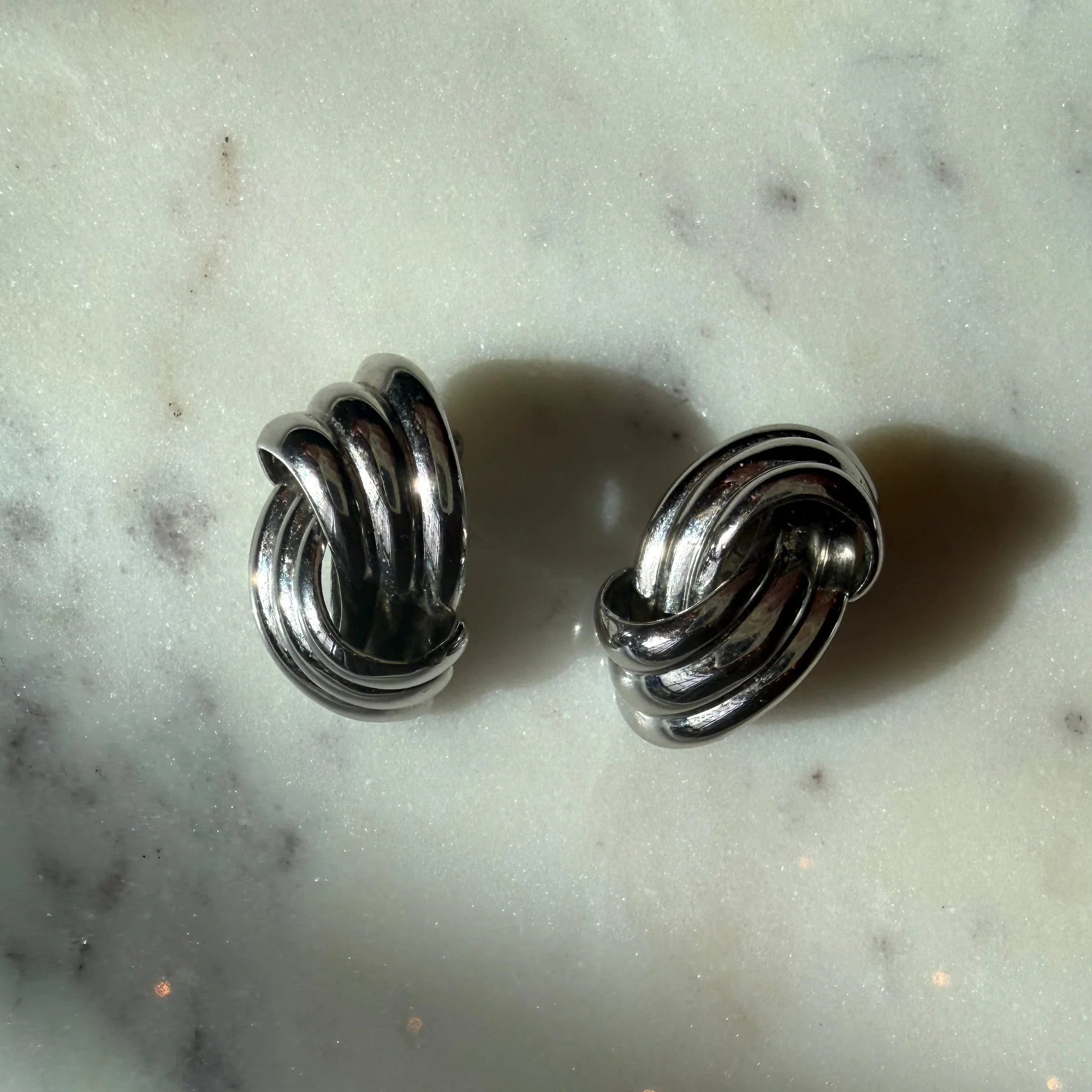 Givenchy Vintage Round Knot Earrings by The Vintage New Yorker