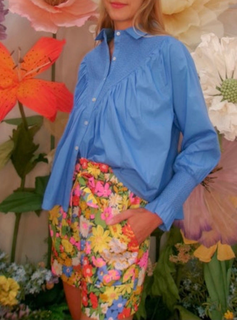 Ramona Shorts in Lordethorpe Print by Sierra Deene