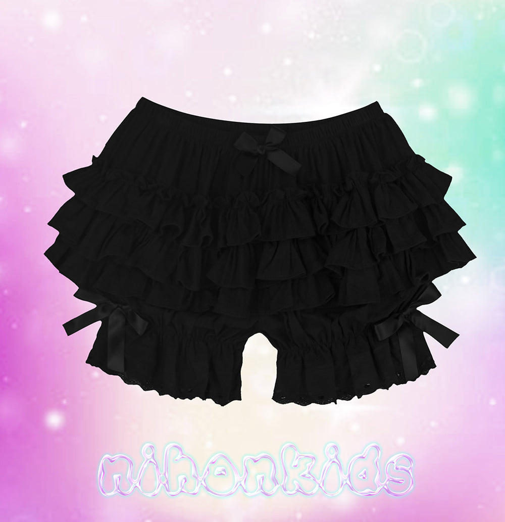 Ruffle Layered Lantern Shorts - NIHON KIDS by Land Decora