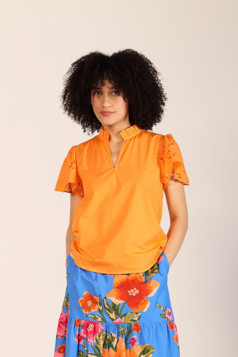 TANGERINE DANI TOP by Maude Vivante
